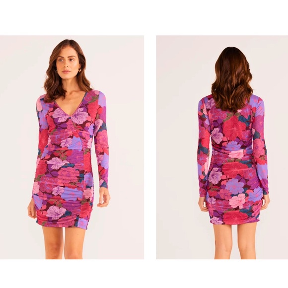 MINKPINK Lexie Mesh Mini Dress - Picture 1 of 11